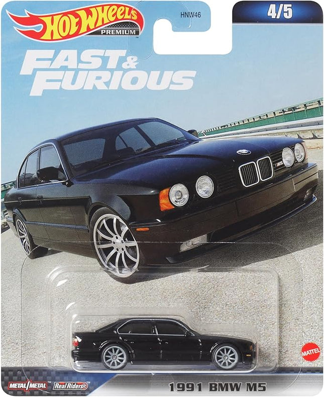 Hot Wheels HKD28 Fast and Furious - 1991 BMW M5 [3 Years Old and Up]