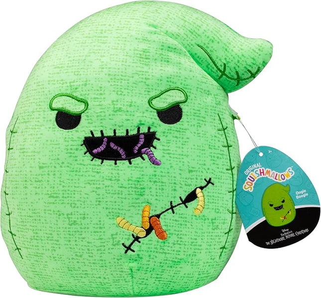 Squishmallows Halloween Original 8-Inch Oogie Boogie - Nightmare Before Christmas - Official Jazwares Disney Plush - Collectible Soft & Squishy Stuffed Animal Toy - Gift for Kids, Girls & Boys