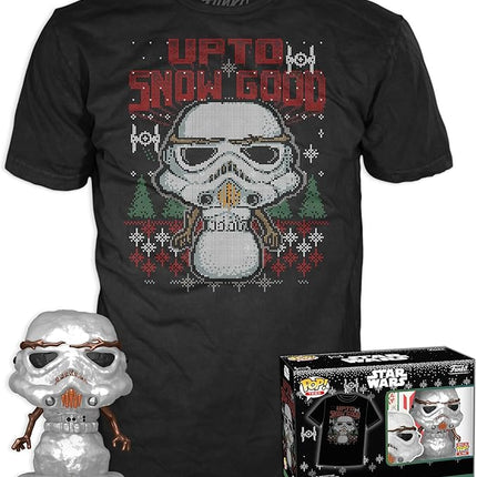 Funko Pop!&Tee: Star Wars - Holiday Stormtrooper (MT) - M