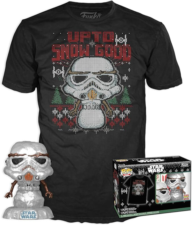 Funko Pop!&Tee: Star Wars - Holiday Stormtrooper (MT) - M