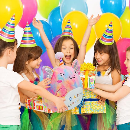 Axolotl Plush Toy 12 Inch Cute Unicorn Axolotl Birthday Stuffed Animal Soft Axolotl Plushies Pillow Multicolour Doll Gifts for Kid Toddlers Home Room Decoration (Axolotl Plush)