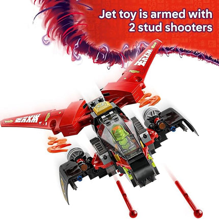 LEGO NINJAGO Ninja Combat Vehicle - 3 in 1 Building Toy - Dragons Rising Play Set for Boys & Girls, Ages 8+ - Model Building Kit for Kids W/6 Ninja Toy Minifigures - Gift Idea for Birthdays - 71844