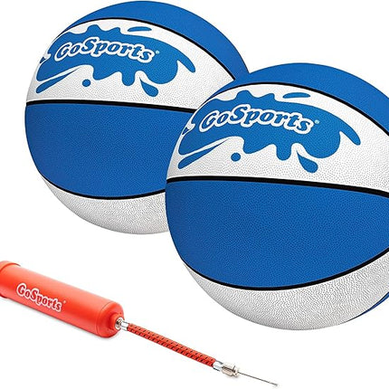 GoSports Water Basketballs 2 Pack - Choose Between Size 3 and Size 6, Great for Swimming Pool Basketball Hoops