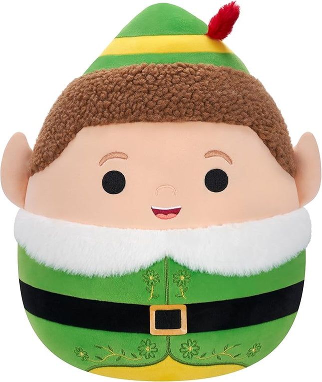 Squishmallows Original 12in Buddy The Elf – Official Jazwares Plush (Medium-Sized)