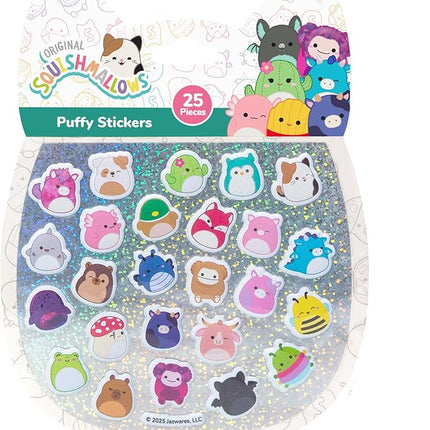 Original Squishmallows Squishy Stickers, Sticker Book of Your Favorite 'Mallows, Cute Stickers for Kids, Fun School Supplies, Classroom Prizes and Incentives, Cool Stuff for Gift Baskets