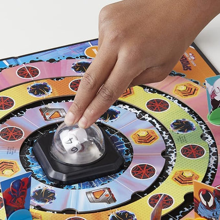 Hasbro Gaming Trouble: The Spider-Verse Edition for Marvel Fans, Ages 8+, Game for 2-4 Players, with Rotating Board