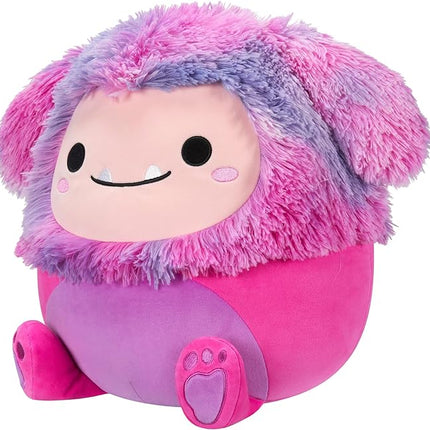 Squishmallows Original 14-Inch Woxie Magenta Bigfoot with Tie-Dye Mane - Official Jazwares Large Plush