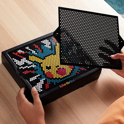 Lite Brite Super Bright HD, Pokemon Edition - Creative Retro Light-Up Screen – Educational Play for Children, Enhances Creativity, Gift for Boys and Girls Ages 6+