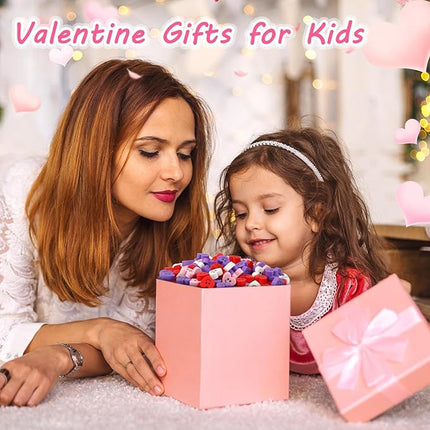 JUNEBRUSHS 150Pcs Mini Heart Erasers for Kids Bulk, Novelty Valentine Pencil Erasers Valentines Gifts for Kids School Classroom Prizes Homework Rewards Valentine's Day Party Favors