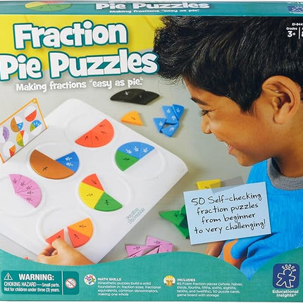 Educational Insights Fraction Pie Puzzles