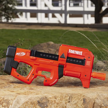 Nerf Fortnite Compact SMG Motorized Blaster, Ultra Red Wrap Design, 8-Dart Internal Clip, 8 Elite Foam Darts, Electric Semi Auto Fortnite Toy Blaster