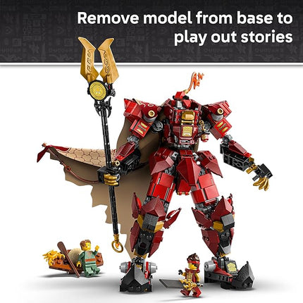 LEGO NINJAGO The Fire Knight Mech Building Set - Model Kit with Kai Minifigure from Legends Monstrosity - Teen Room Decor - Gift for Teenage Boys and Girls, Ages 14+ - 71846