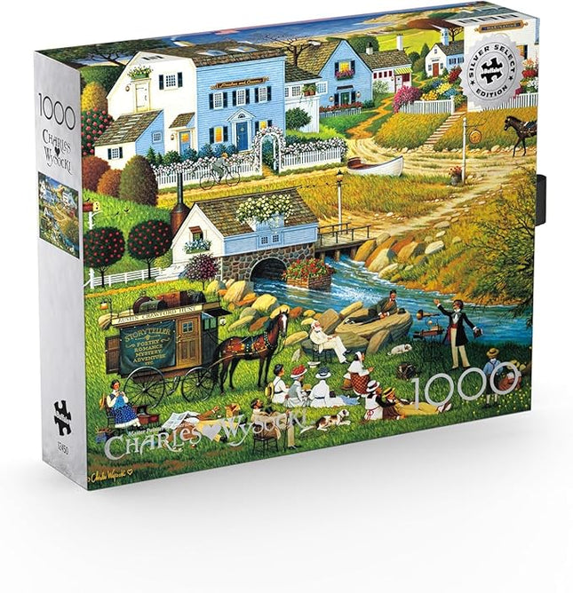 Buffalo Games - Charles Wysocki - Hound of The Baskervilles - 1000 Piece Jigsaw Puzzle for Adults -Challenging Puzzle Perfect for Game Nights - Finished Size is 26.75 x 19.75