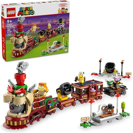 LEGO Super Mario The Bowser Express Train Toy Playset, Includes a Hammer Bro, a Boom Boom, 2 Goombas and 2 Para-Biddybuds, Nintendo Birthday Gift for Boys, Girls and Gamers, Mario Toys for Kids, 71437