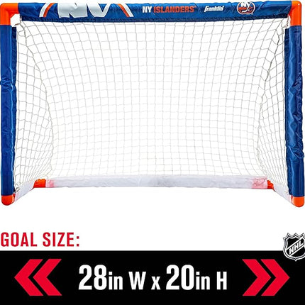 Franklin Sports NHL Mini Hockey Set - Kids Indoor Knee Hockey Goal, Ball, + 2 Stick Combo - Youth Team Indoor Toy Set - Official - Ages 3+