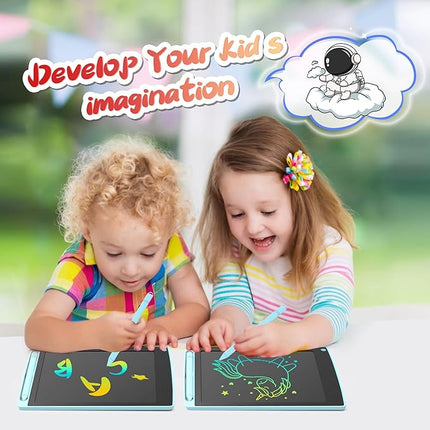 12 Pack LCD Writing Tablet for Kids, Colorful Toddler Drawing Tablet Doodle Board, Erasable Reusable Electronic Drawing Pad, LEYAOYAO Educational and Learning Toy for 3-6 Years Old Boy and Girl