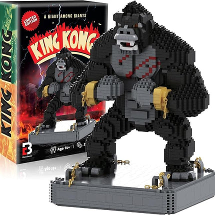 King Kong Building Set (2,310 PCS) – Mini Kong Action Figure from Skull Island – Nano Brick Gorilla Construction Kit for Kids 15+, Adults, Collectors – Movie Display Toy Gift