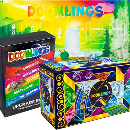Doomlings - A Delightful Card Game for The End of The World - Best New Strategy Card Game for Kids, Adults & Teens | 2-6 Players | Perfect for Families and Travel | Easy to Learn (Deluxe Edition)