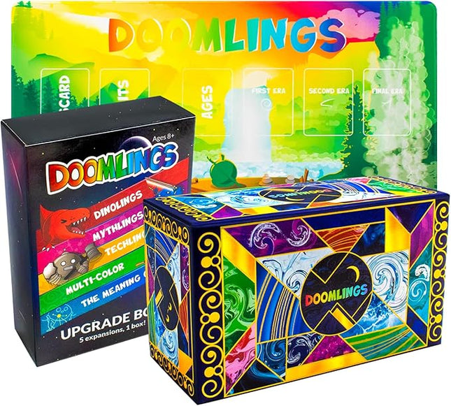 Doomlings - A Delightful Card Game for The End of The World - Best New Strategy Card Game for Kids, Adults & Teens | 2-6 Players | Perfect for Families and Travel | Easy to Learn (Deluxe Edition)