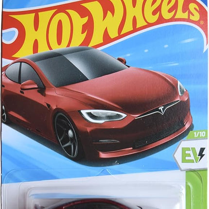 Hot Wheels Tesla Model S Plaid, HW EV 1/10 [red] 9/250