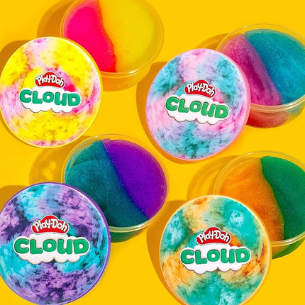 Play-Doh Scented Cloud, 4-Piece Bundle Pack, Play Doh Kit, Popular Kids Toys, Party Favors for Ages 8-12, Playdoh Compound & Bulk Packs, Kids Gifts 8-12
