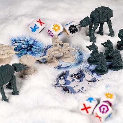 Asmodee Star Wars: Battle of Hoth Board Game - Command The Imperial Army or Rebel Forces in a Fast-Paced Miniatures Strategy Game, Ages 8+, 2-4 Players, 30 Minute Playtime