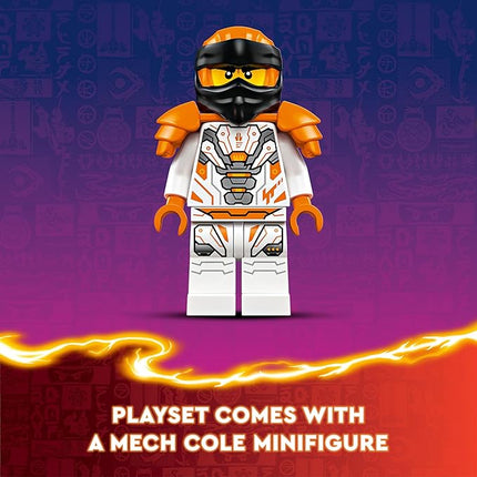 LEGO NINJAGO Cole’s Titan Dragon Mech Adventure Toy for Boys and Girls, Ninja Toys, Playset with 1 Ninja Minifigure, NINJAGO Mech with Dragon Wings, Birthday Gift for Kids Ages 12 and Up, 71821