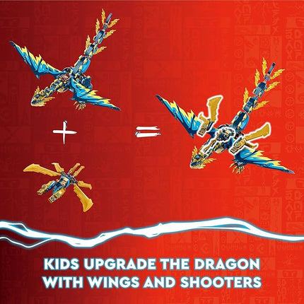 LEGO NINJAGO Elemental Dragon vs. The Empress Mech 71796 Building Toy Set, Features a Dragon, Mech, Ninja Flyer and 6 Minifigures, Gift for Boys and Girls Ages 9+ Who Love Ninja Warriors