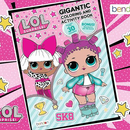 L.O.L. Surprise! 192-Page Coloring and Activity Book with Stickers 46252 Bendon