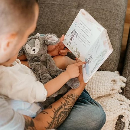 Slumberkins Ibex Snuggler & 2 Board Books Complete Set Bundle | Promotes Emotional Courage, Resilience & Empathy | Social Emotional Tools for Ages 0+ (Ibex Kin Snuggler + 2 Board Books)