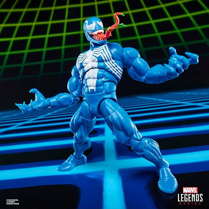Marvel Legends Series Gamerverse Captain America vs Venom, Retro Video Game-Inspired Collectible 6-Inch Action Figures