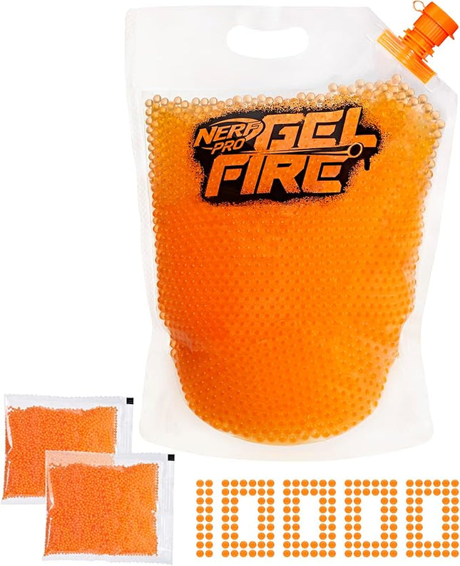 Nerf Pro Gelfire Refill, 10,000 Dehydrated Gelfire Rounds, Use with Nerf Pro Gelfire Blasters, Ages 14 & Up