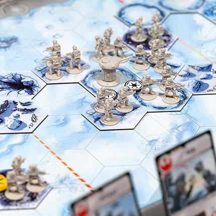 Asmodee Star Wars: Battle of Hoth Board Game - Command The Imperial Army or Rebel Forces in a Fast-Paced Miniatures Strategy Game, Ages 8+, 2-4 Players, 30 Minute Playtime