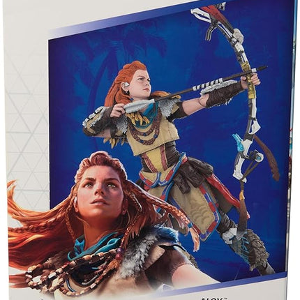 PlayStation Horizon Forbidden West, Deluxe 6” Aloy Action Figure with 15 Accessories, The Shapes Collection, for PS5 Fans & Collectors Ages 17+
