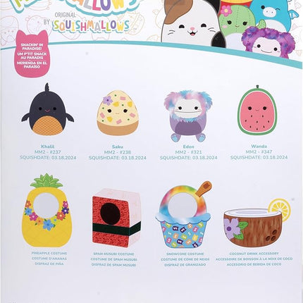 Squishmallows Original Micromallows Plush “Island Snack Machine” Deluxe Accessory Set