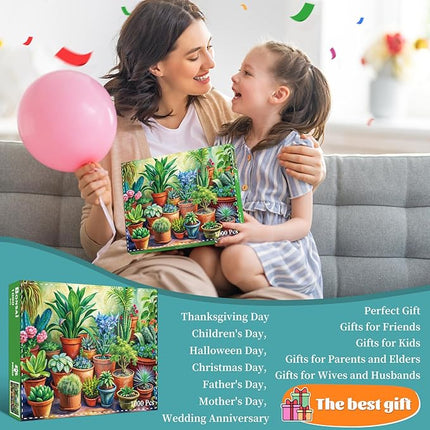 1000 Piece Puzzle for Adults, Bonsai Jigsaw Puzzle, Impossible Hard Difficult Challenging Puzzles for Adults 1000 Pieces, Home Decoration Puzzle, Interlock Perfectly No Dust