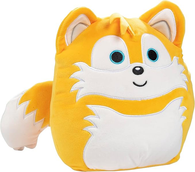 Squishmallows Original 8-Inch Tails - Sonic The Hedgehog- Official Jazwares Plush - Collectible Soft & Squishy SEGA Stuffed Animal Toy - Add to Your Squad - Gift for Kids, Girls & Boys