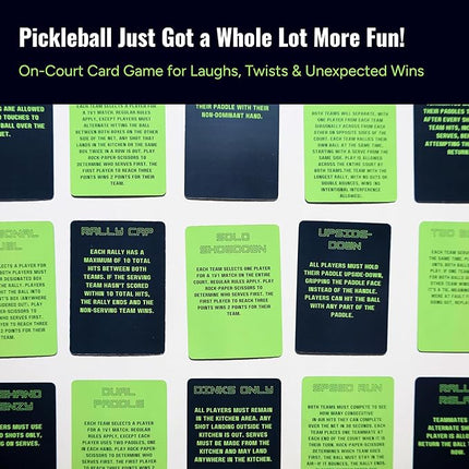 The Ultimate On-Court Pickleball Card Game for Fun, Strategy, and Competition – The Best Pickleball Gift for Players of All Levels!