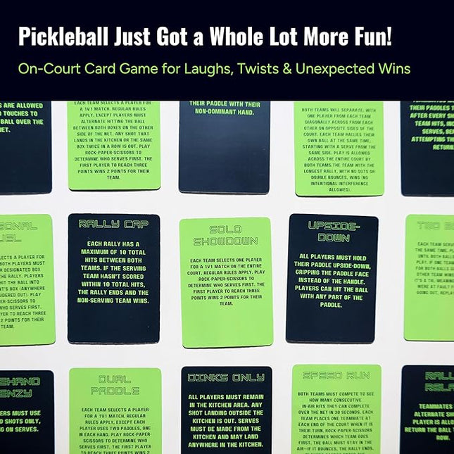 The Ultimate On-Court Pickleball Card Game for Fun, Strategy, and Competition – The Best Pickleball Gift for Players of All Levels!