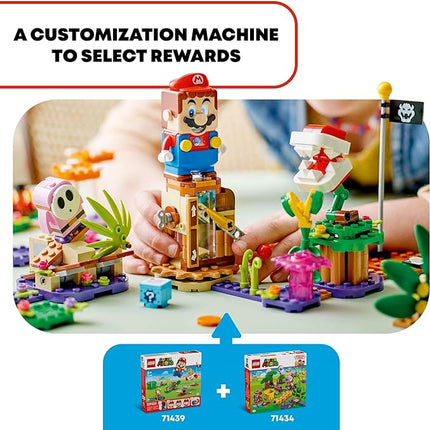 LEGO Super Mario Soda Jungle Maker Set, Customizable Nintendo Birthday Gift, Mario Playset for Kids, Pink Shy Guy and a Wiggler, Jungle Toys for Boys, Girls and Any Gamers Ages 7 and Up, 71434