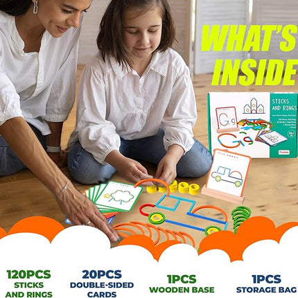 Stem Kids Toys for Creative Learning Building Educational Resources Toys for Preschool and Kindergarten Boys and Girls