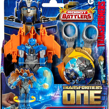 Transformers One Robot Battlers Sentinel Prime, 4.5-Inch Robot Action Figure, Interactive Toys for Boys and Girls Ages 6 and Up