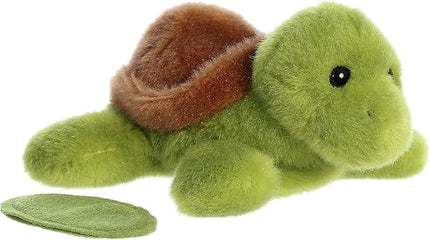 Aurora® Adorable Shoulderkins™ Tal Turtle™ Stuffed Animal - Fun Buddy That Can Go Everywhere with You - Perfect for Kids 3+ Years and Costumes - Green 5 Inches
