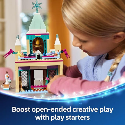 LEGO Disney Frozen: Arendelle Frozen Castle - Building Playset for Kids - Frozen Castle Toy for Fans with Princess Anna and Elsa Minidolls - 5 Year Old Girl & Boy Birthday Gift - 43265