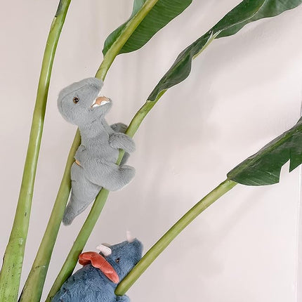 MON AMI Blu The Triceratops Stuffed Animal | 16-Inch Soft Plushie for Cuddling, Collecting & Gifting | Dinosaur Toy for Nursery & Playroom | Adorable Huggable Plush for All Ages