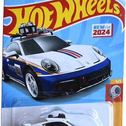 Hot Wheels Porsche 911 Rallye, HW Turbo 5/5 [White/Blue] 172/250
