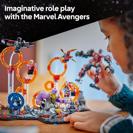 LEGO Marvel Avengers: Endgame Final Battle - Super Hero Building Set for Kids, Ages 10+ - 10 Figures Including Iron Man, Black Panther, and Iron Spider - Birthday Gift for Boys and Girls - 76323