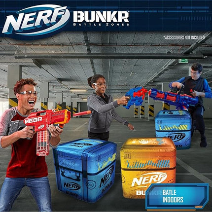 Nerf Bunkr Nerf Go Battle Set (3 Pack)