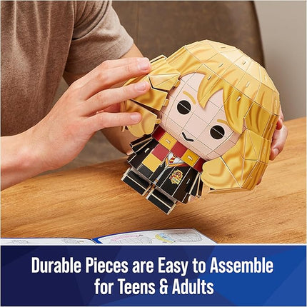 4D Build, Harry Potter Hermione Granger 3D Model Kit, Harry Potter Collectibles & Desk Decor, Adult Puzzle, Building Toys, 82 Pieces, 3D Puzzles, Gift Ideas for Ages 12 & Up