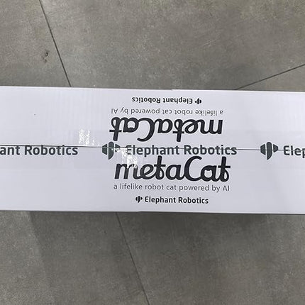 ELEPHANT ROBOTICS metaCat Persian - Interactive Companion Pets Robot Cat with Voice Command/Heartbeat/Animation Interaction - Gifts for All Ages - Realistic & Lifelike, Type-C Charging